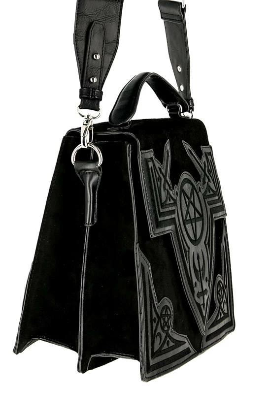 Restyle Purses & Handbags Amaris Purse Gothic Bag With Embroidery - Image 6