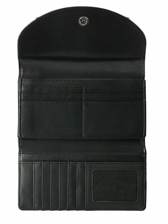 Restyle Purses & Handbags Bat Wings Wallet PU Crescent Gothic Moon Purse - Image 2