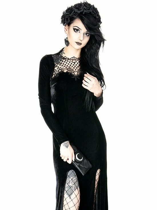 Restyle Purses & Handbags Bat Wings Wallet PU Crescent Gothic Moon Purse - Image 6