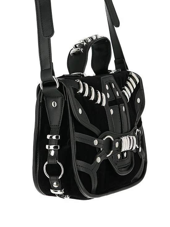 Restyle Purses & Handbags Coffin Purse Gothic Bag With A Harness - Image 3