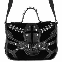 Restyle Purses & Handbags Coffin Purse Gothic Bag With A Harness