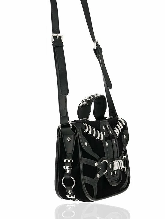 Restyle Purses & Handbags Coffin Purse Gothic Bag With A Harness - Image 4
