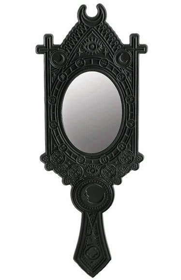 Restyle Knick Knacks Crescent And Zodiac Signs Fortune Teller Mirror