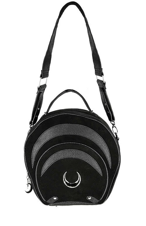 Restyle Purses & Handbags Eclipse Bag Round Purse With A Crescent Detail - Image 2