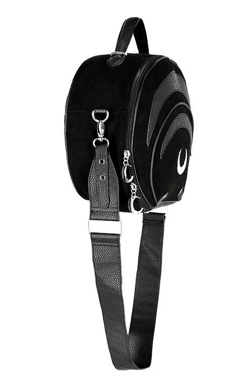 Restyle Purses & Handbags Eclipse Bag Round Purse With A Crescent Detail - Image 5