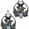 Restyle Fern And Moonstone Magic Forest Earrings