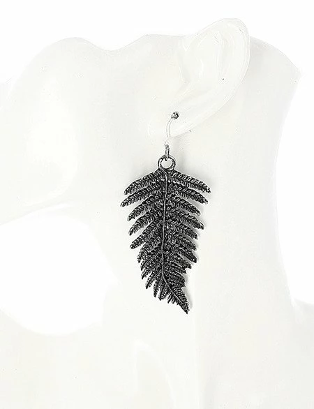 Restyle Fern Earrings Silver - Image 3