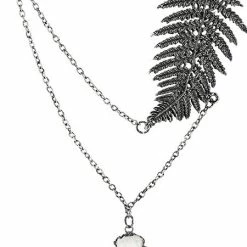 Restyle Necklaces Fern Silver Necklace