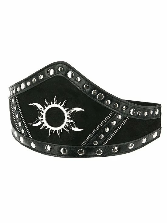 Restyle Belts & Buckles Gothic Accessory Triple Goddess Waist Belt - Image 5