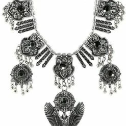 Restyle Necklaces Gothic Antique Silver Angel Necklace