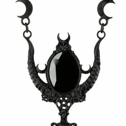 Restyle Necklaces Gothic Black Horns Mystica Necklace
