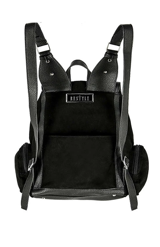 Restyle Bags & Backpacks Harness Pockets Black Gothic Backpack - Image 5