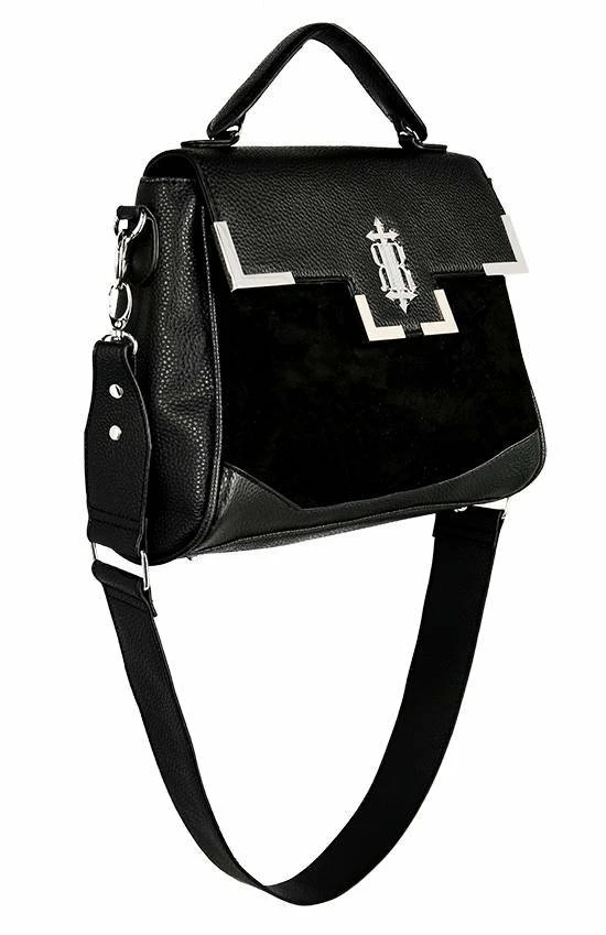 Restyle Purses & Handbags Mallory Purse Black Handbag - Image 4