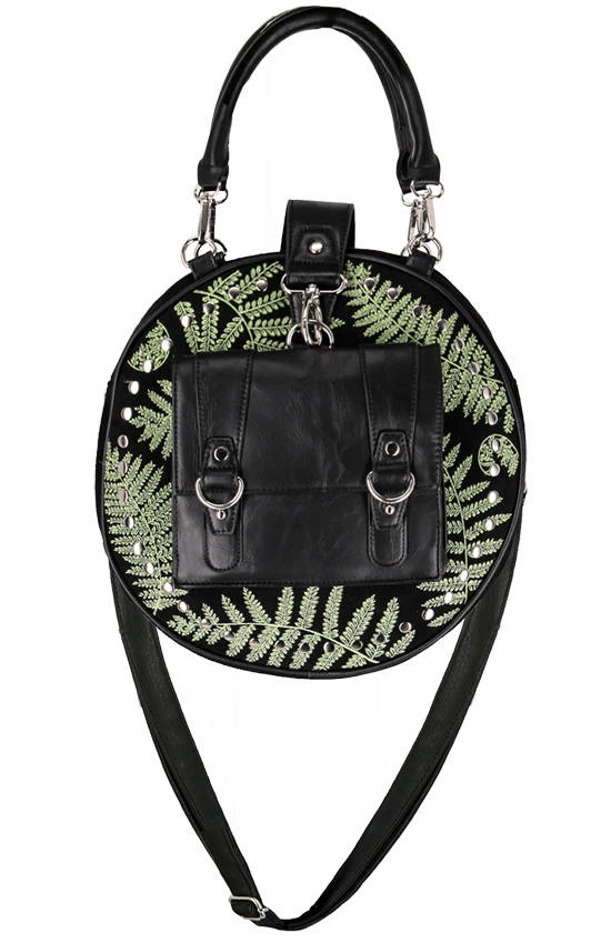 Restyle Purses & Handbags Round Fern Cross Body Purse - Image 3