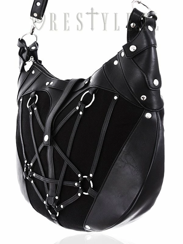 Restyle Purses & Handbags Sack Bag Pentagram Hobo Bag - Image 4