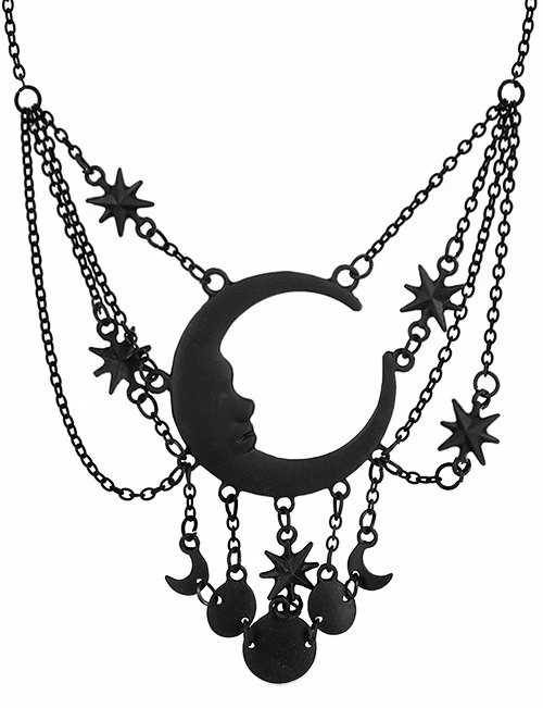 Restyle Necklaces Sleepless Nights Black Necklace