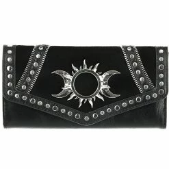 Restyle Purses & Handbags Tripple Goddess Wallet Gothic Moon And Sun